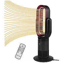 Ventilador de Mesa s, Lãminas 1900W, 10 Velocidades, OCEAN LOONG AB08, Cinza