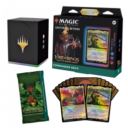Magic The Gathering O Senhor dos Anéis: Contos da Terra-média Deck com 100 Cartas e Amostra de Booster de Colecionador
