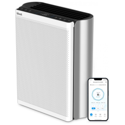 Purificador de Ar LEVOIT para Ambientes Grandes com Filtro Lavável e Monitor de Qualidade do Ar de 3 Canais WiFi Integrado