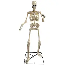 Esqueleto Animnatrônico Sombrio com Sons e Movimentos para Decoração de Halloween