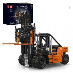 Kit de Construção Empilhadeira para Serviços Pesados com 4579 Peças para Crianças e Adultos, Mould King, Laranja