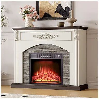 Lareira Elétrica BOSHIRO 112x92cm 1400W