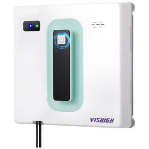 Robô Limpa Vidros Ultrafino Automático com Sensor de Obstáculos, 110V Vishigh HCR 1, Branco