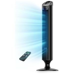 Ventilador de torre NIUVUIN, ventiladores de resfriamento de 33 polegadas que sopram ar frio Ventilador sem lâmina portátil com economia de