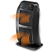 Aquecedor Elétrico de Cerâmica com Controle Digitais e Termostato Programável, 110V 1500W, HONEYWELL HCE840B, Preto