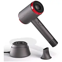 Lylux Secador de Cabelo Profissional com Bico Magnético, 88W, Cinza