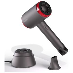 Lylux Secador de Cabelo Profissional com Bico Magnético, 88W, Cinza