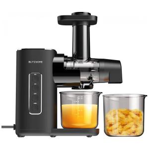 Centrifuga de Frutas com 2 Velocidades e Motor Reversível, 110V 150W, BLITZHOME, Preto