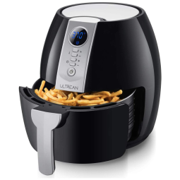 Air Fryer, 4L Digital LCD 1500W, 110v, ULTREAN AF01, Preto