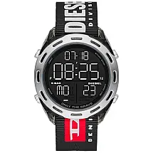 Relógio Masculino Analógico Quartzo de têxtil, DIESEL DZ1914, Preto