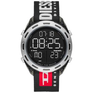 Relógio Masculino Analógico Quartzo de têxtil, DIESEL DZ1914, Preto