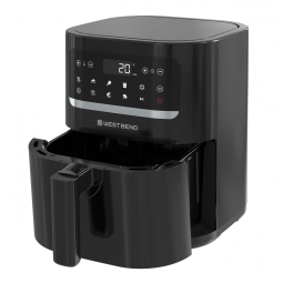 Fritadeira Elétrica Airfryer 4,7L com Controle Digital, 10 Predefinições de Cozimento e Cesta Antiaderente, 110V 1500W, West Bend, Preta