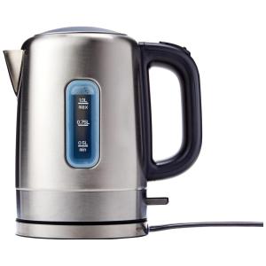 Chaleira Elétrica 1L 1500W, Aço Inoxidável, 110v, MK M110A1A, Prateado