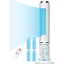 Climatizador Portátil com 3 Velocidades, 4 Modos e Temporizador, SKYICE, Branco