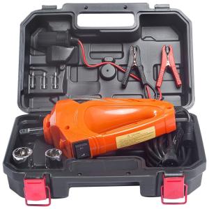 Chave de Impacto Elétrica Portátil Para Substituição de Pneus 13 A 12V DC, M PLUS 8542044669, Laranja escuro