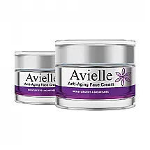 2 pacotes creme facial antienvelhecimento Avielle 4,6 onças
