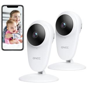 Babá Eletrônica com Câmera 1080p Áudio Bidirecional e Detecção de Movimento, 2UN, GNCC C1, Branca