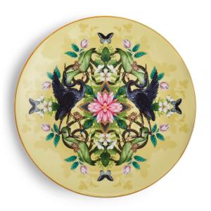 Prato para Salada de 20 cm, Mais Elegância em Sua Mesa com Formato Redondo e Material de Porcelana Fina de Osso, Wedgwood, Colorido