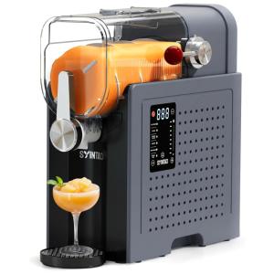 Máquina de Sorvete Soft Serve SYINTAO, 2,6 Litros, 6 Programas, Fabricante de Bebidas Congeladas