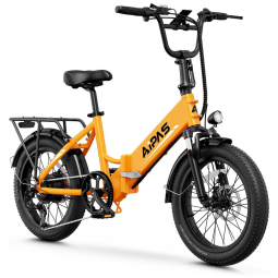 Bicicleta Elétrica A2 Dobrável, Bicicleta Elétrica com Pneus 20 Polegadas e Motor de 750W, Bateria Removível de 48V, Velocidade Máxima de