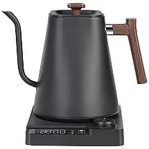 Chaleira Elétrica 1L com Desligamento Automático, Aço Inoxidável, 110V 1200W, ARKANTOS, Preto