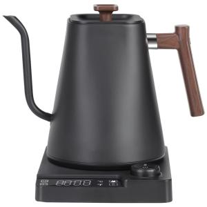 Chaleira Elétrica 1L com Desligamento Automático, Aço Inoxidável, 110V 1200W, ARKANTOS, Preto