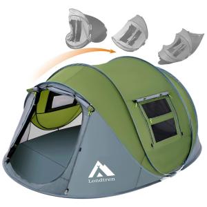 Barraca Suspensa Portátil para Acampamento, Camping, LONDTREN, Verde