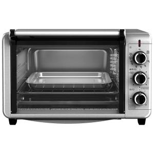 Forno Elétrico de Bancada com Controle de Temperatura e Temporizador, Aço Inoxidável, 110v, JJH, Prateado
