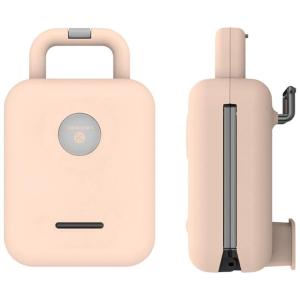 Sanduicheira 3 em 1 Antiaderente, com Placas Removíveis 600W, 110v, LIVEN C 2, Coral