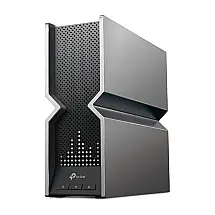 Roteador WiFi 7 Tri-Banda TP-Link Archer BE800 Preto/Cinza 2 Portas 10G + Tela LED BE19000