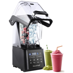 Liquidificador Profissional 1,8L com 9 Velocidades e 6 Programas, 110V 1500W, BlendTide, Preto
