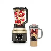 Liquidificador Ninja CrushBOSS 2 em 1 com Copo Portátil 1850W Jarra XL 72 oz Cafuné (Mocha)