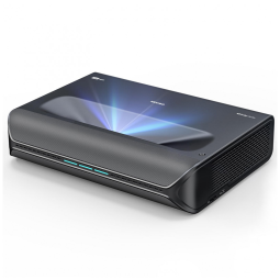 Projetor a laser 4K de tiro ultra curto Aurora Pro NexiGo preto 2400 lumens contraste 3000 1 som 60W tela até 150 polegadas 110V 220V