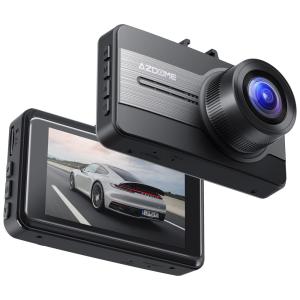 Câmera Veicular Full HD 1080p, 150, com GPS, Gravação 4K Ultra HD, Visão Noturna, Wi Fi, AZDOME M16, Preto