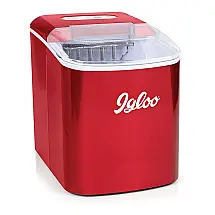 Máquina de Gelo Automática Portátil até 11 kg de Gelo em 24h, 110v, IGLOO ICEB26RR, Vermelho