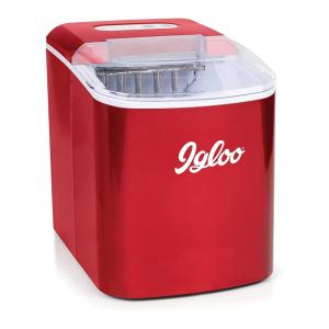 Máquina de Gelo Automática Portátil até 11 kg de Gelo em 24h, 110v, IGLOO ICEB26RR, Vermelho