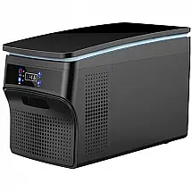 JUNKUN Mini Geladeira, Cooler Automotiva Elétrico Portátil 32L, 110V, Preta