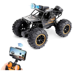 Carrinho de Controle Remoto com Câmera, Off Road de Alta Velocidade para Adultos, ROVPRO, Preto