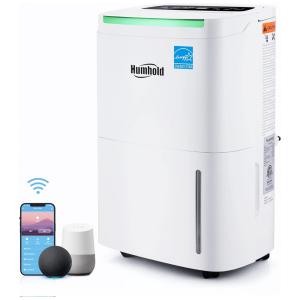 Desumidificador para Grandes Ambientes 420 m2 com Controle de voz Wifi e Alexa, 110V, Humhold, Branco
