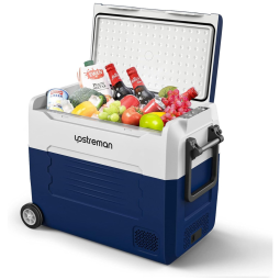 55L Cooler, Geladeira Elétrica Automotiva 55L Portátil, 12, 24V DC AC, 110v, UPSTREMAN C1, Azul
