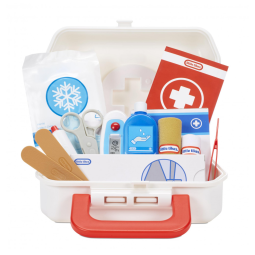 Kit de Primeiros Socorros com 25 Acessórios para Crianças Acima de 3 Anos, LITTLE TIKES 656156, Branco