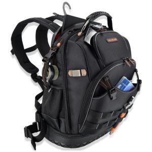 Mochila de Ferramentas Organizadora com 77 Compartimentos, WELKINLAND, Preto