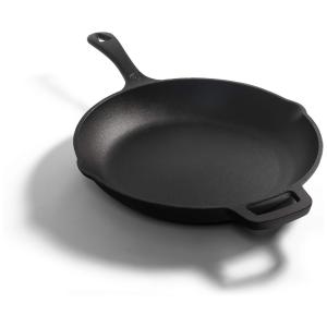 Frigideira de Ferro Fundido Pré Temperada, CHEF CHFL10, Preto