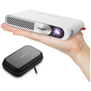 Mini Projetor 1080P HD 300 Lumens com Bluetooth Compatível com Airplay Miracast, Keystone Vertical Automático, USB com Projeta até 100