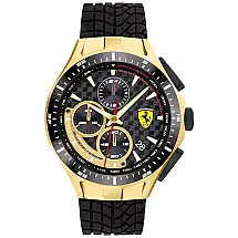 Relógio Masc 9, Quartzo, Aço Inox, FERRARI 0830700, Preto