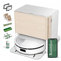 Robô Aspirador e Esfregão iRobot Roomba Max 705 com Dock AutoWash Branco LiDAR 120V