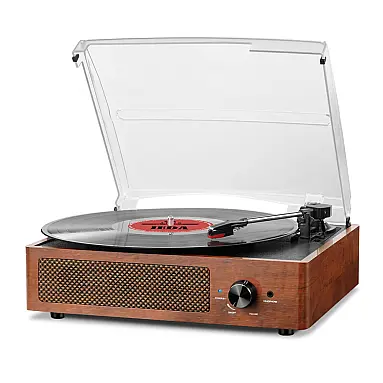 Toca-discos de Vinil com Receptor
