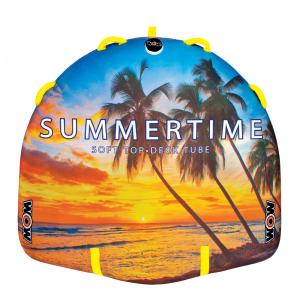 Boia Rebocável Inflável Para 2 Pessoas, Resistente, WOW SPORTS, Azul