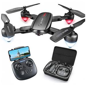 Drone Zuhafa T5 com Câmera 4K HD e 2 Bateria para até 40 Min de Voo, Preto