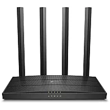 Roteador WiFi TP-Link Archer A6 Preto Dual Band MU-MIMO Gigabit OneMesh 4 Antenas 12V